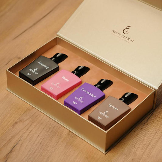 Noor Al Oud Hams Al Ishq - 4 in 1 Ahmed Al Maghribi Inspired Combo - 4 x 50ml