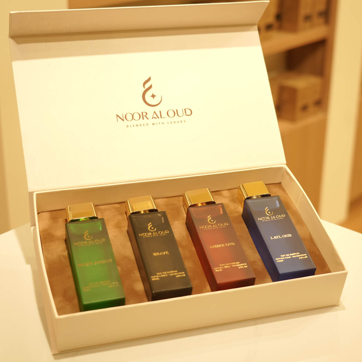 Noor Al Oud Rouhain EDP Perfume 4 in 1 Combo (80ml x 4)